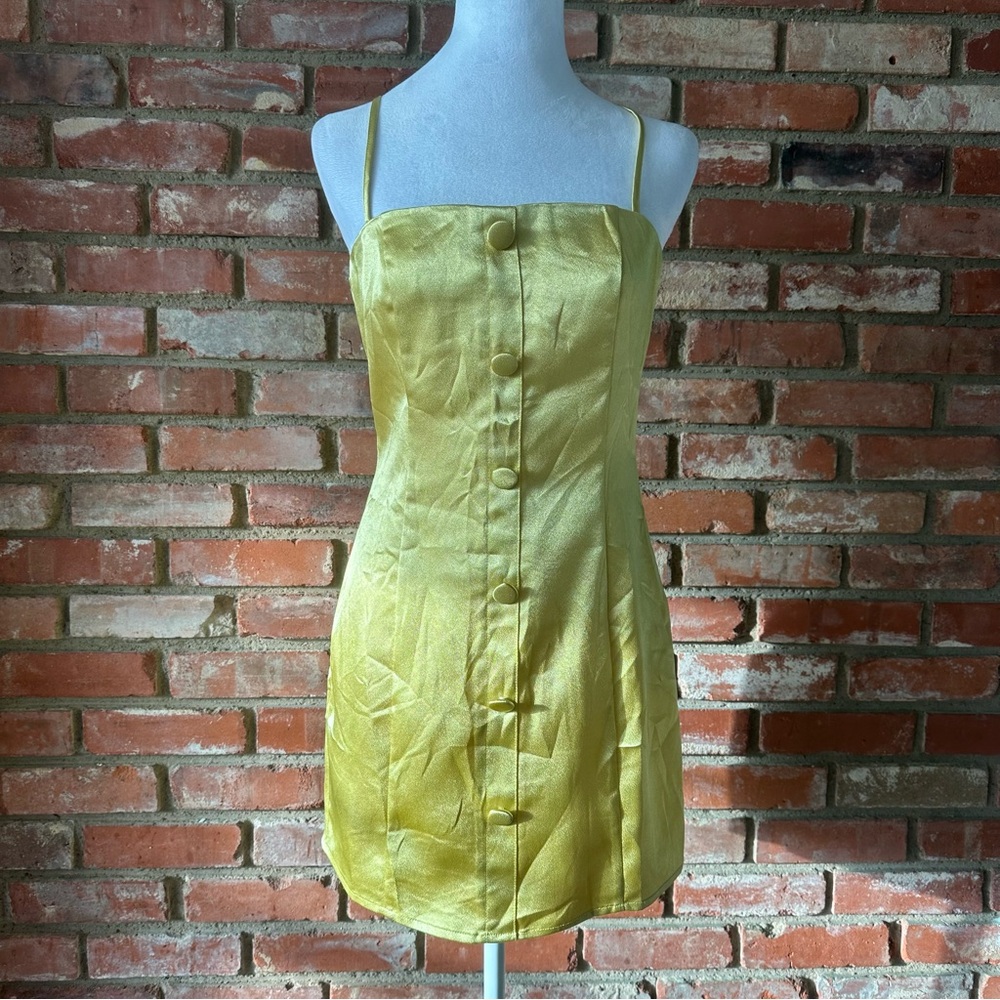 Emory Park Shimmering Yellow Dress